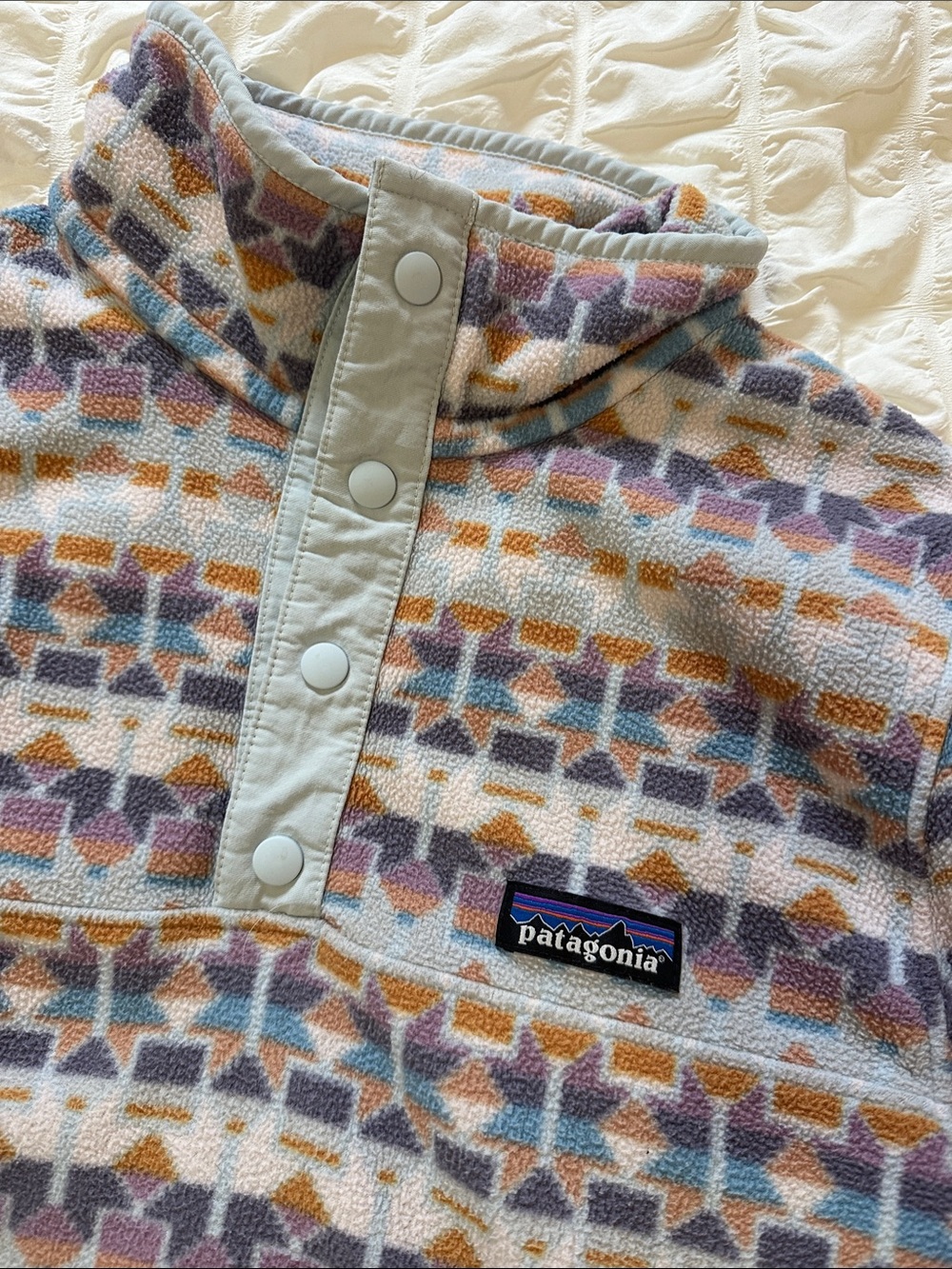 Patagonia Multicolor Geometric Snap Pullover